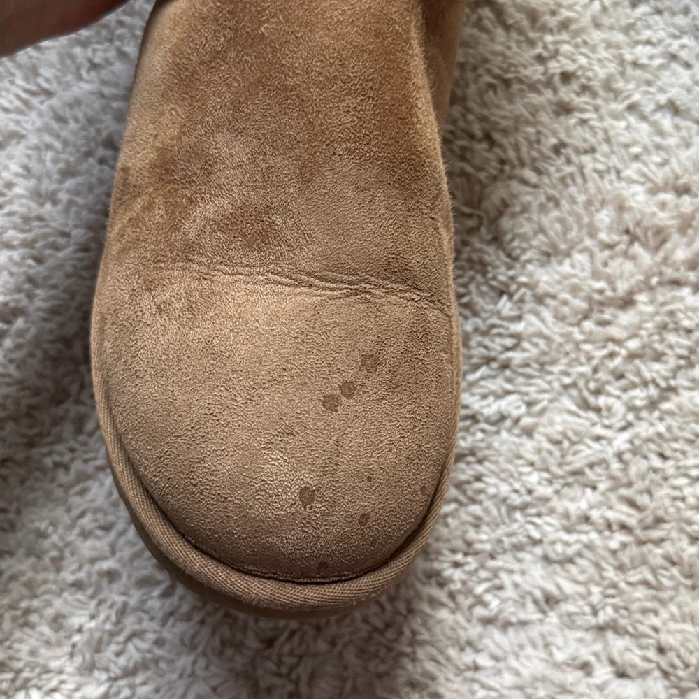 UGG Tan Winter Boots with Button Accents size 8